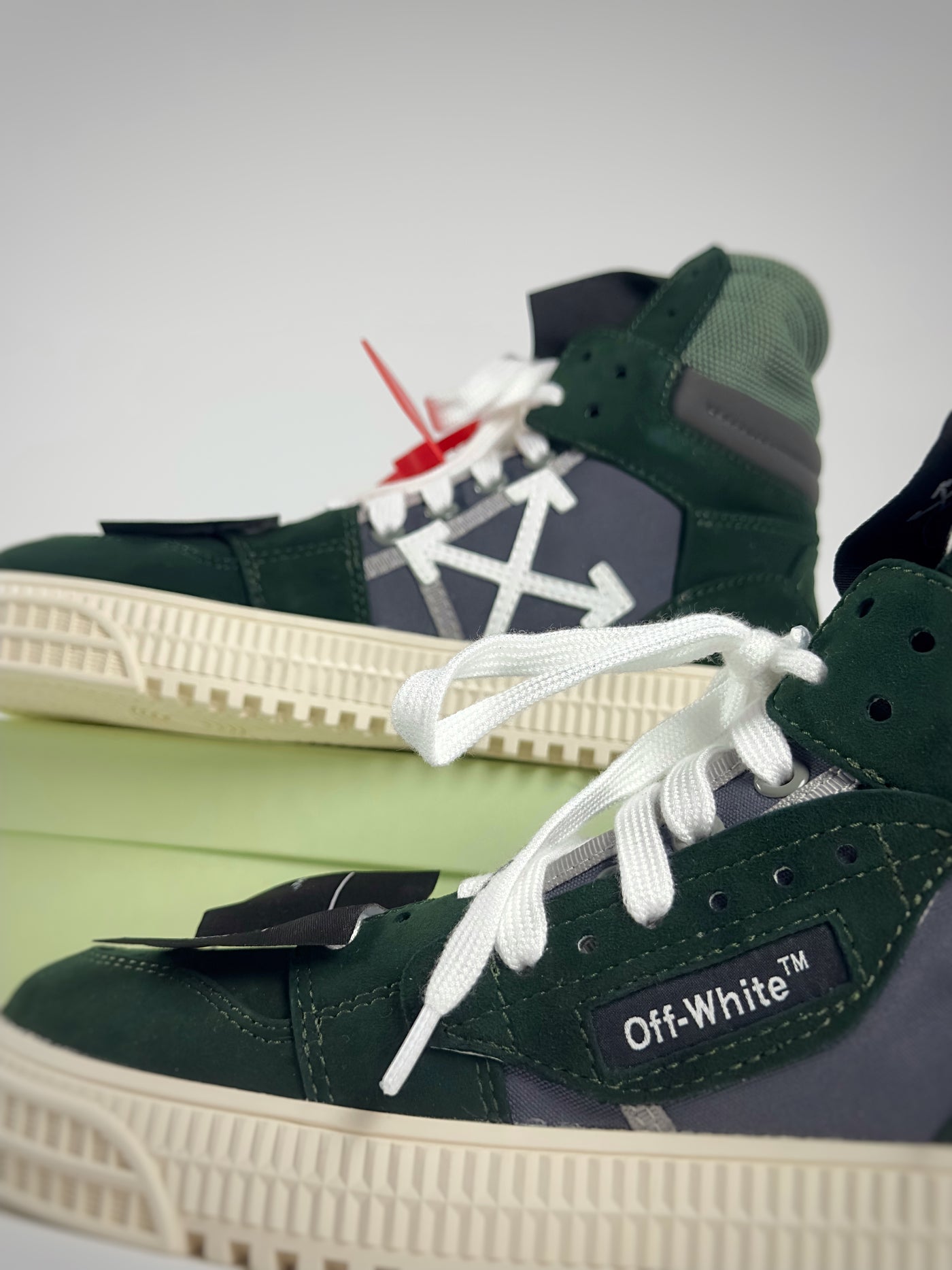 Off-White Off-Court High Dark Green