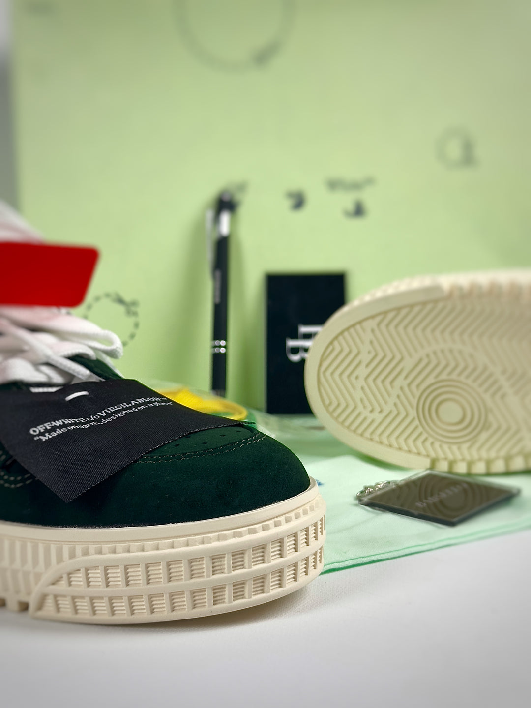 Off-White Off-Court High Dark Green