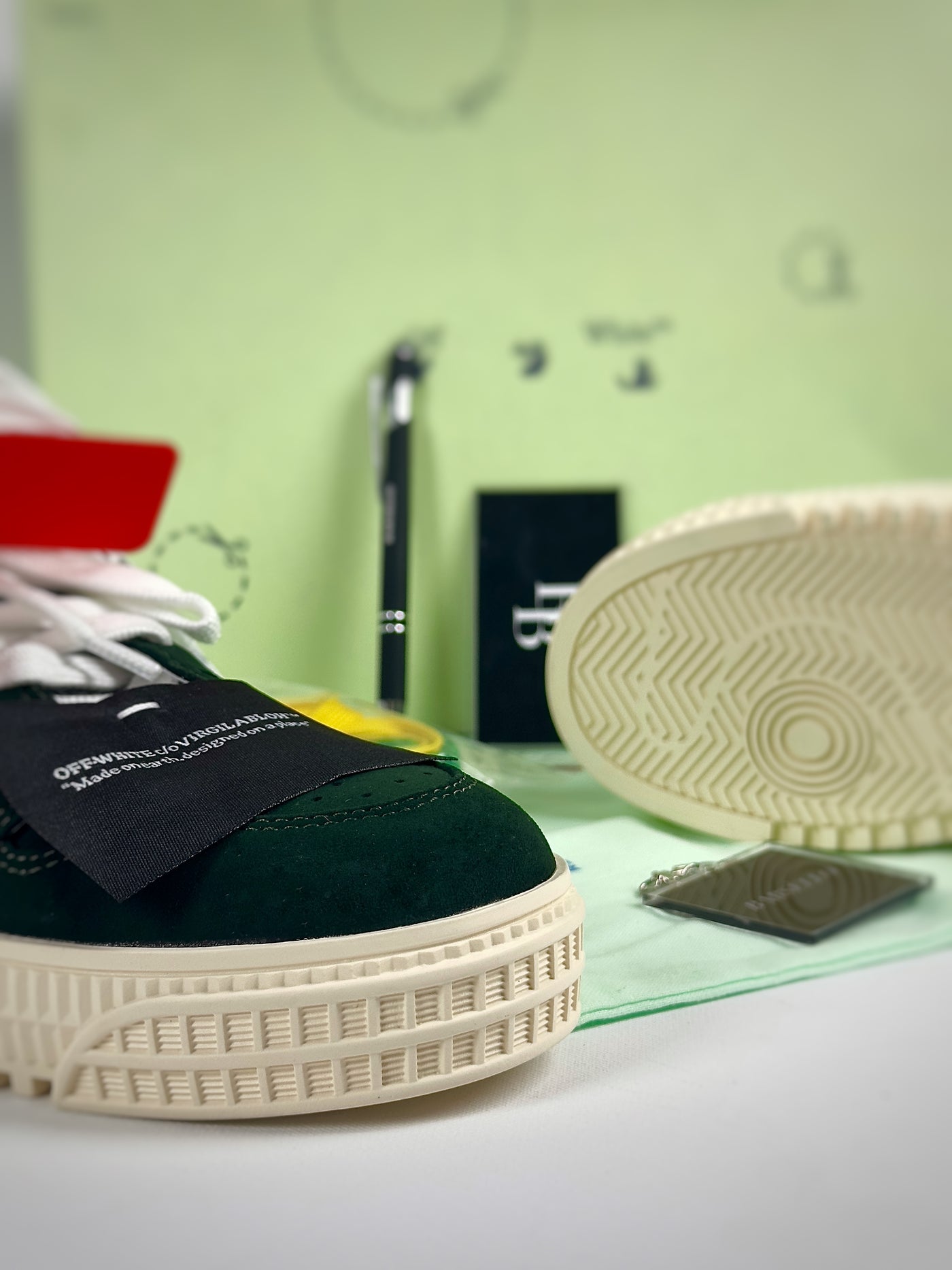 Off-White Off-Court High Dark Green