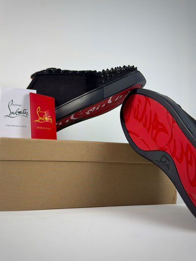 Christian Louboutin Louis Junior Spikes Black
