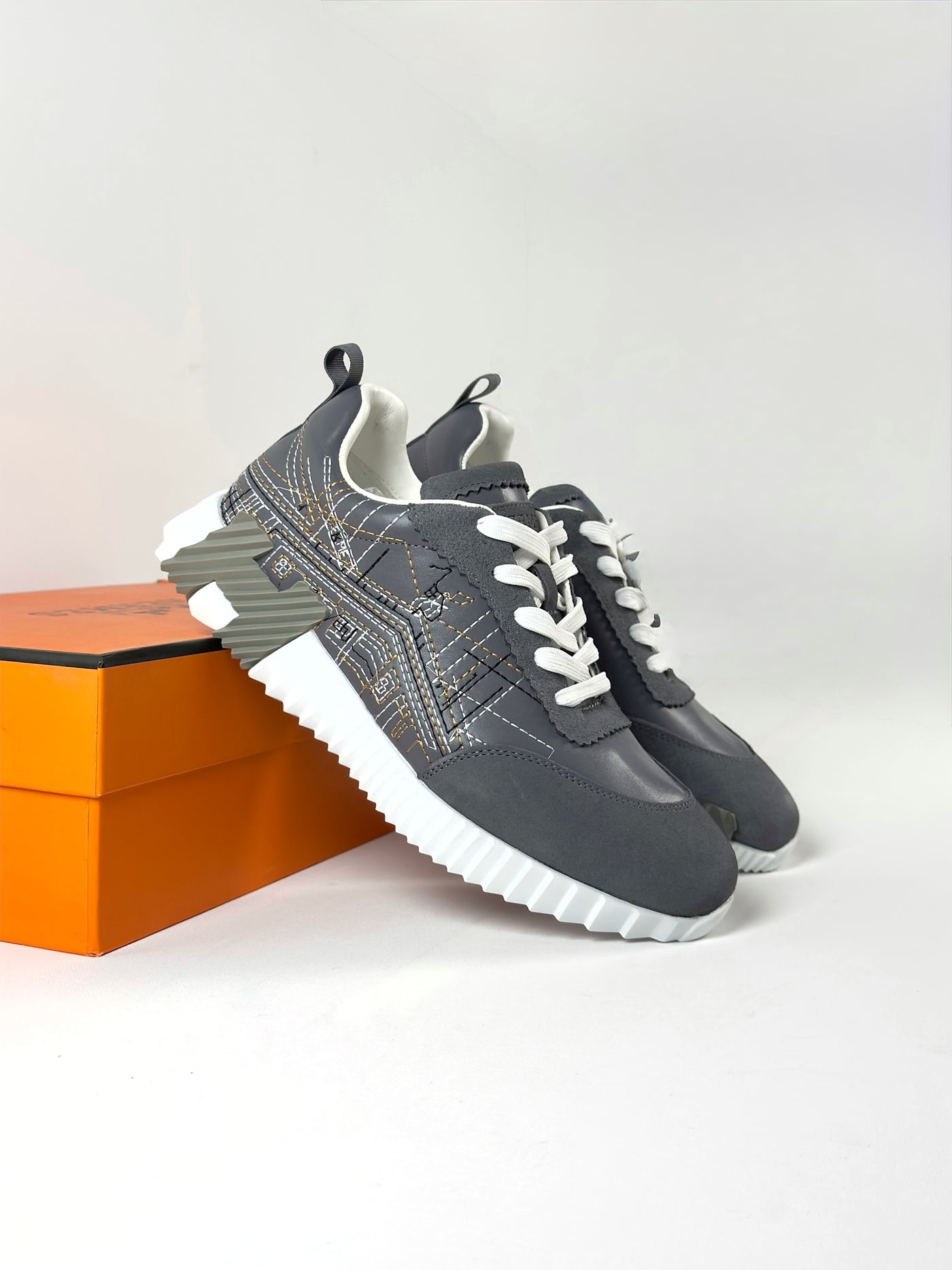Hermes Sneakers Gray