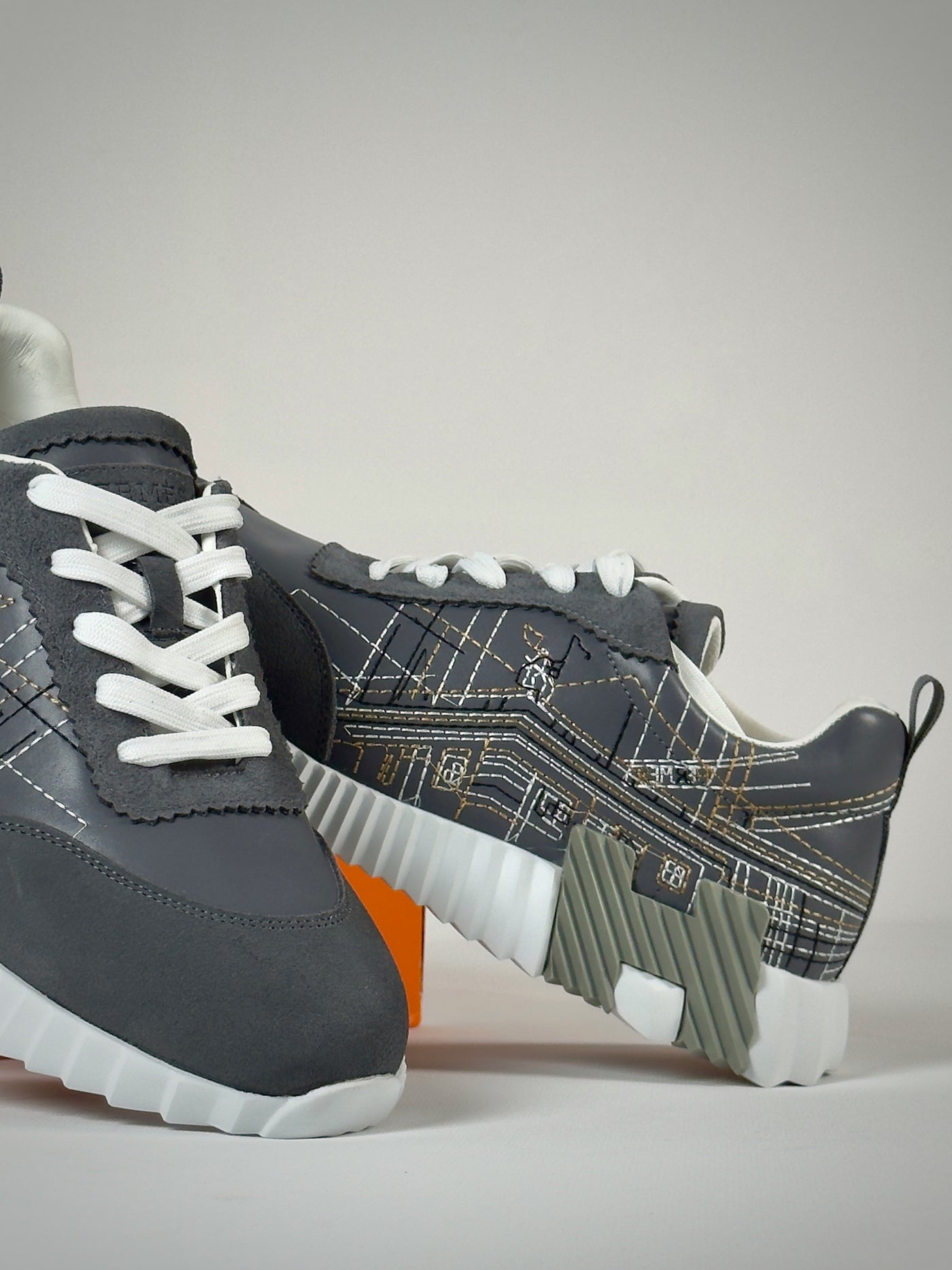Hermes Sneakers Gray