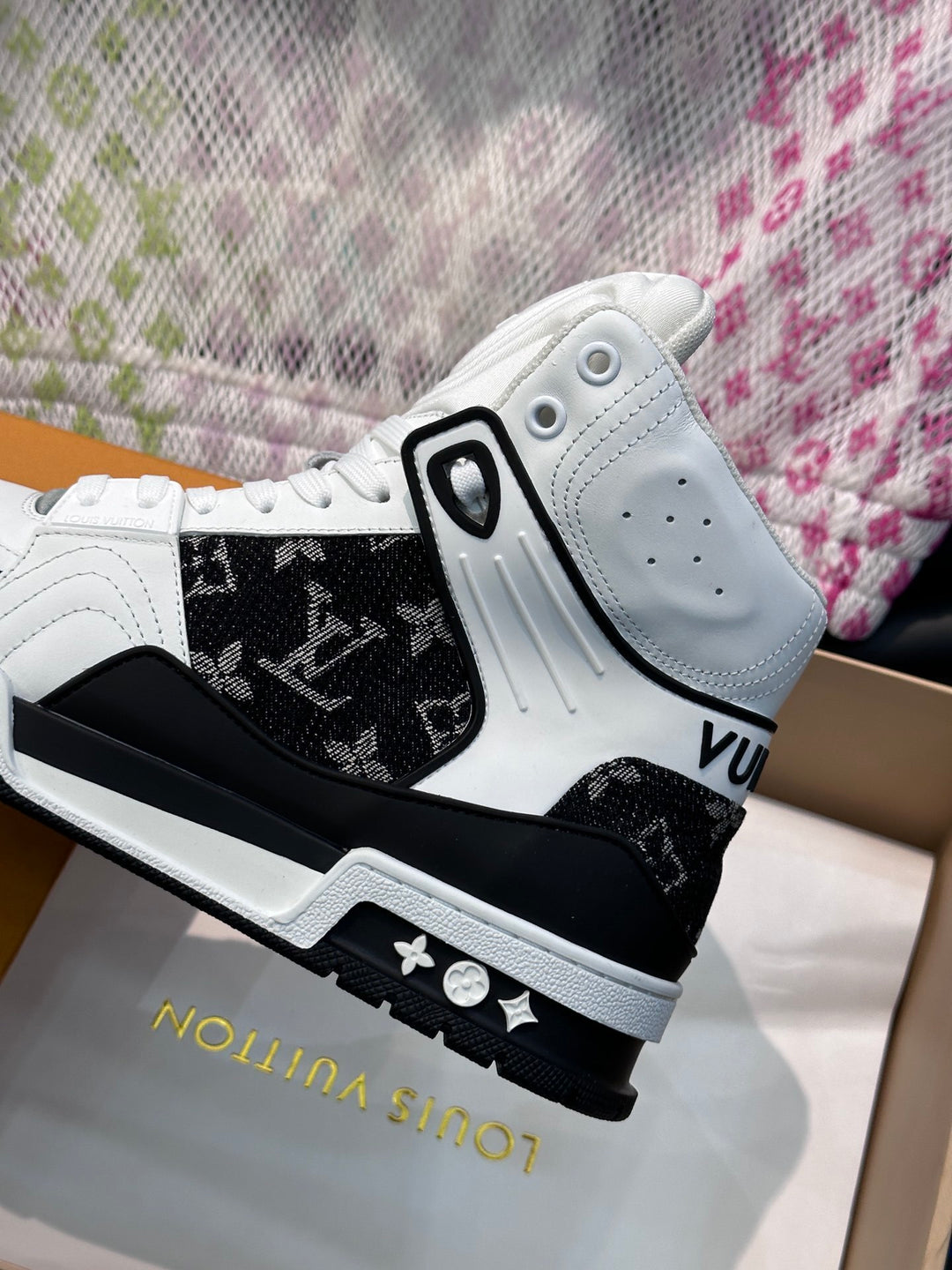 Louis Vuitton LV Monogram Black Denim Sneaker