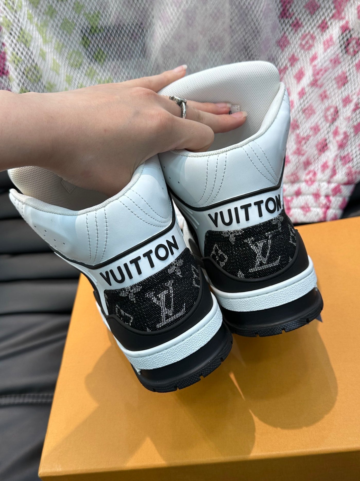 Louis Vuitton LV Monogram Black Denim Sneaker