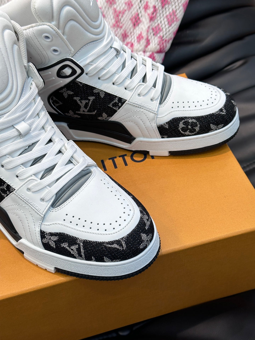 Louis Vuitton LV Monogram Black Denim Sneaker