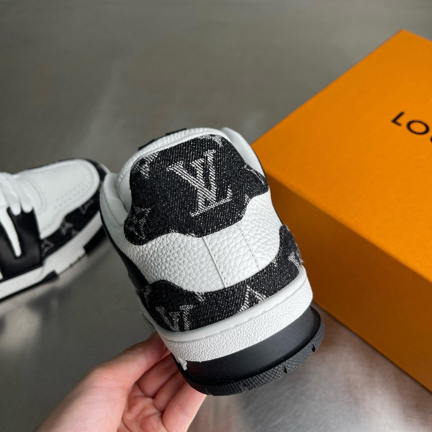Louis Vuitton LV Monogram Black Denim Sneaker