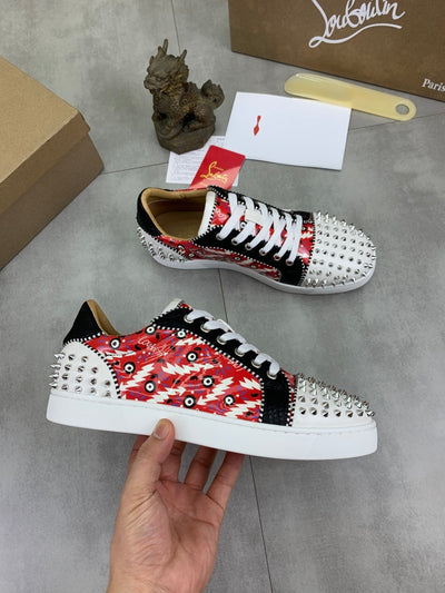 Christian Louboutin Spike Accents PVC Sneakers