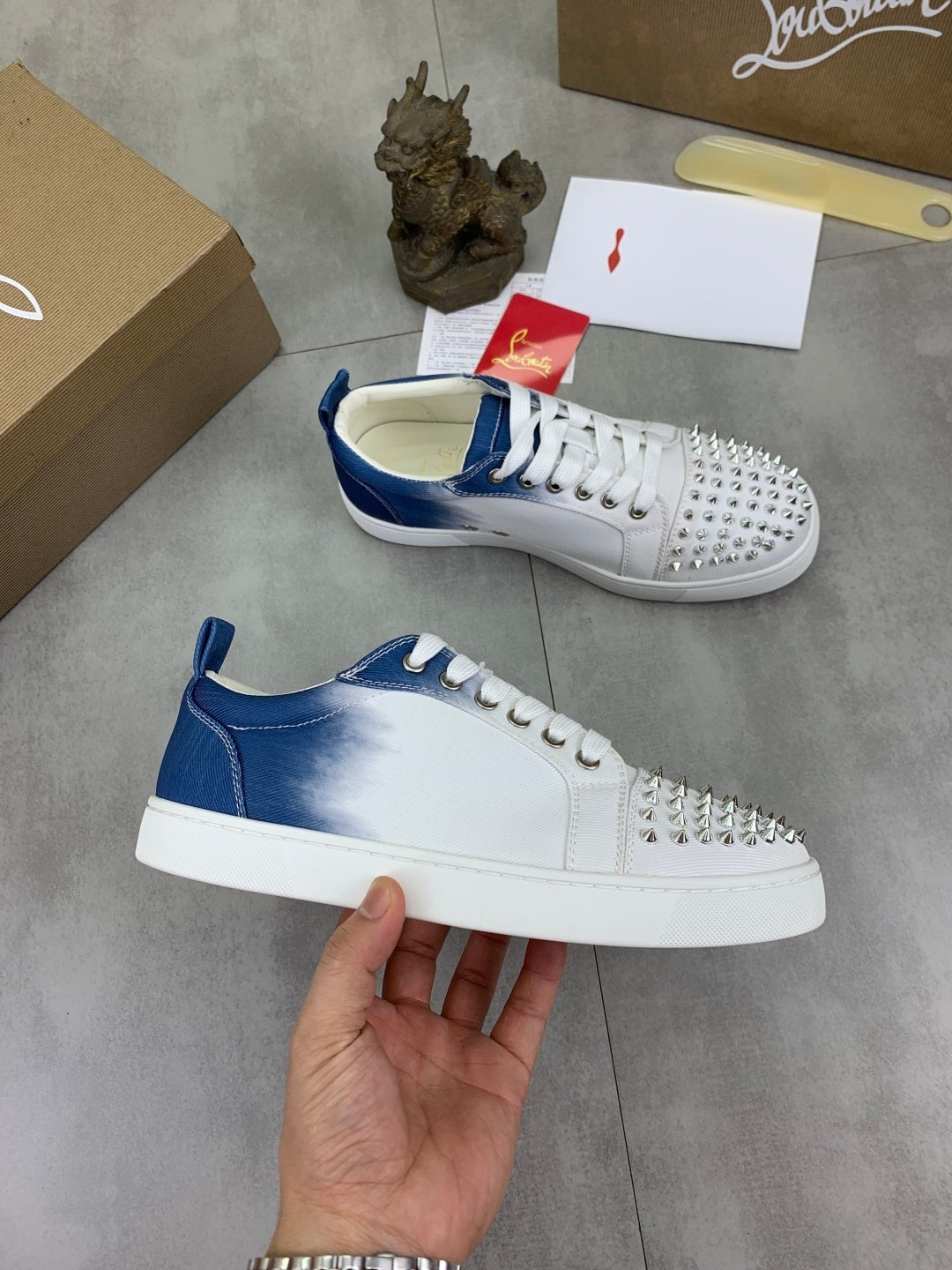 Christian Louboutin Louis Junior Spikes Orlato