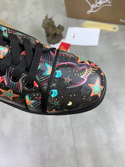 Christian Louboutin Louis Junior Spikes Orlato Flat 'Starlight'