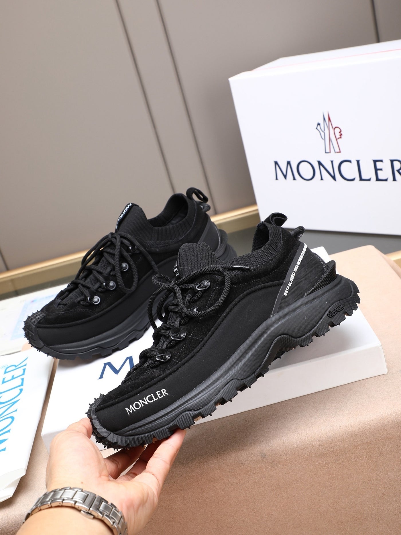 Moncler Sneakers Black