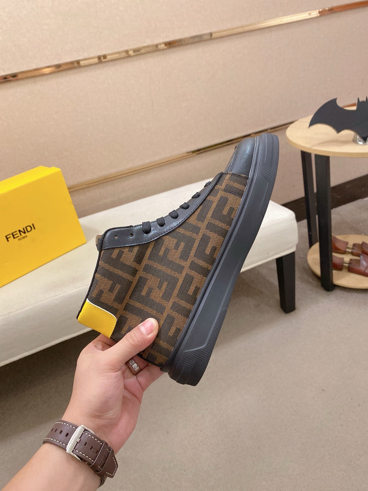 Fendi High-Top Brown