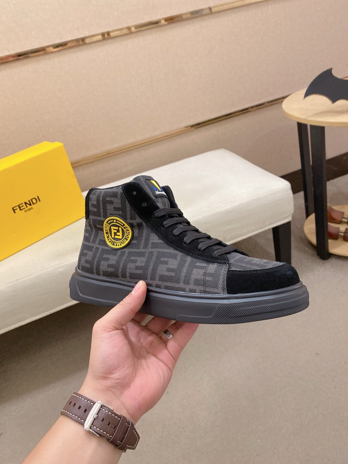 Fendi High-Top Black