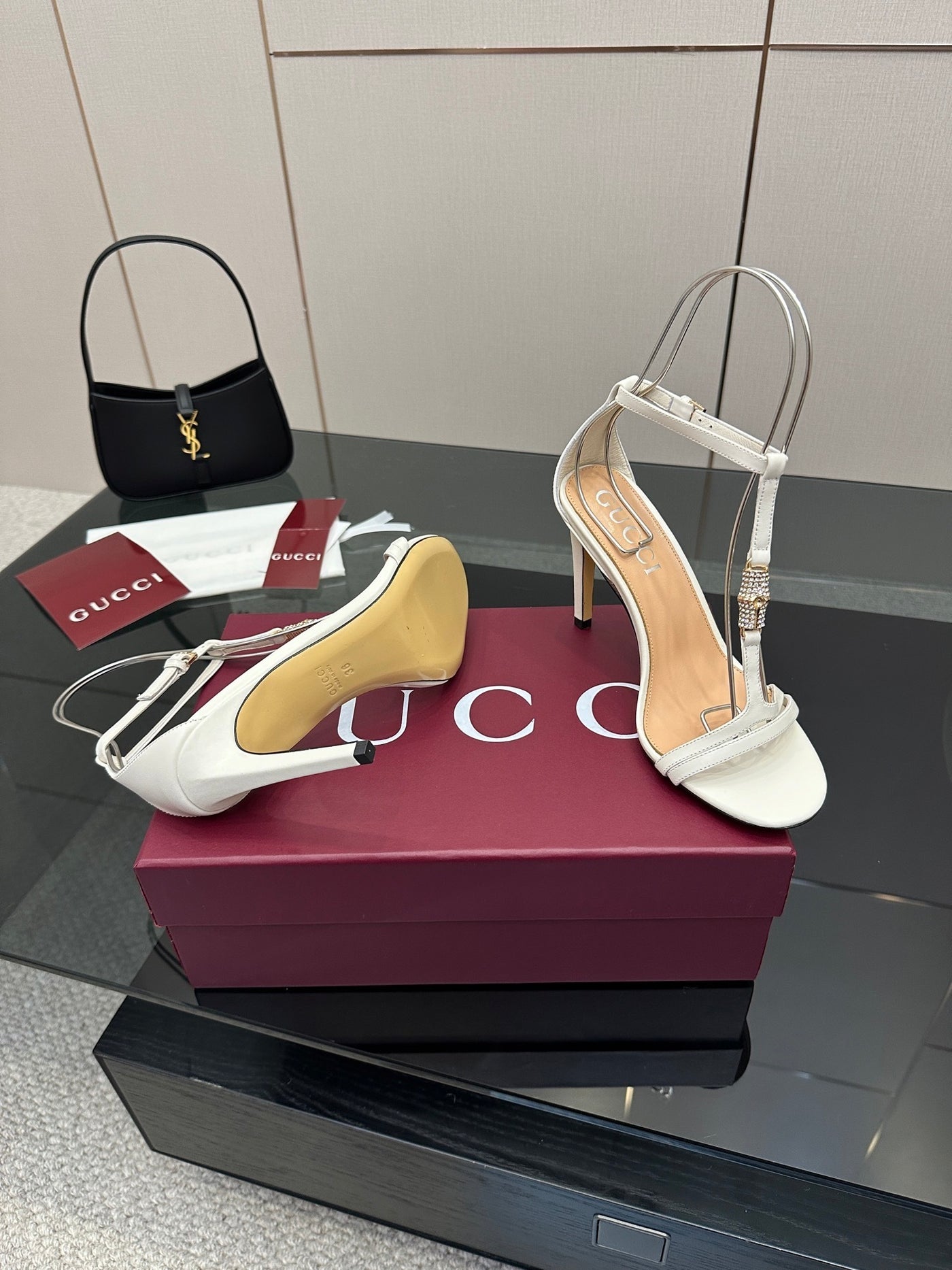 Gucci Heels White