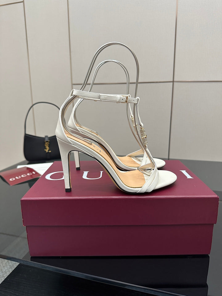 Gucci Heels White