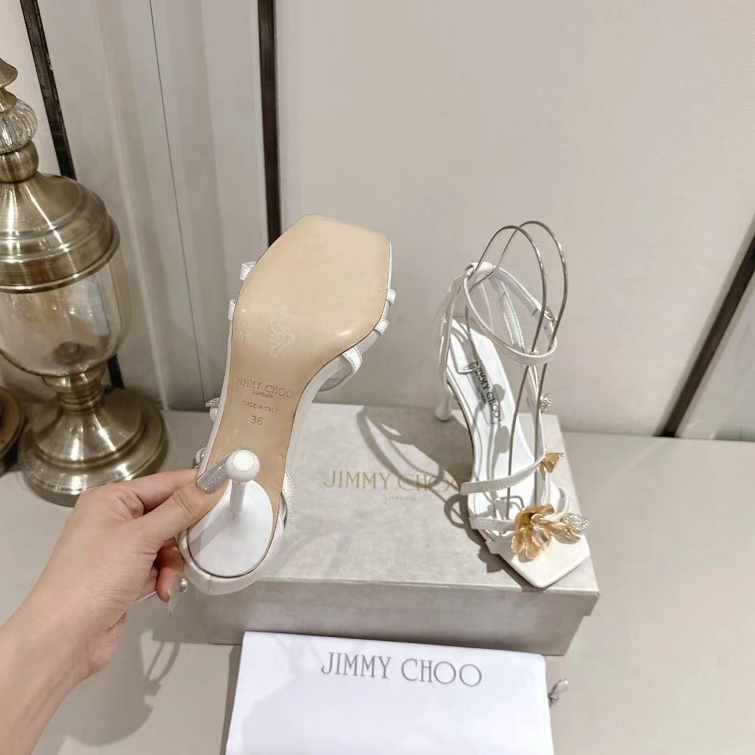 Jimmy Choo Heel White