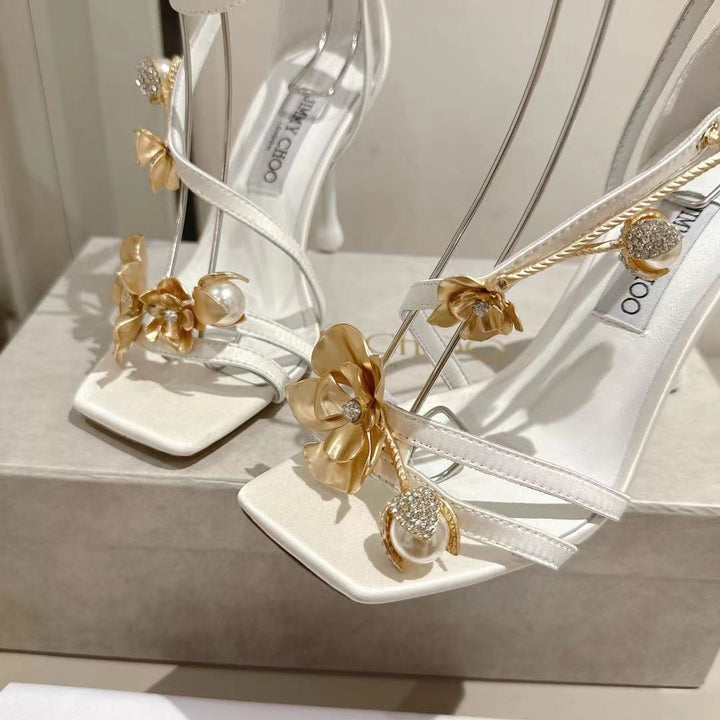 Jimmy Choo Heel White