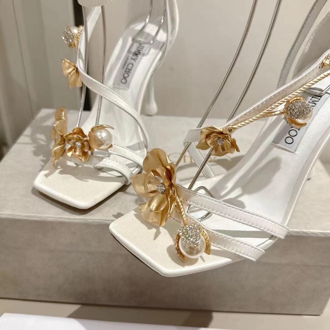 Jimmy Choo Heel White