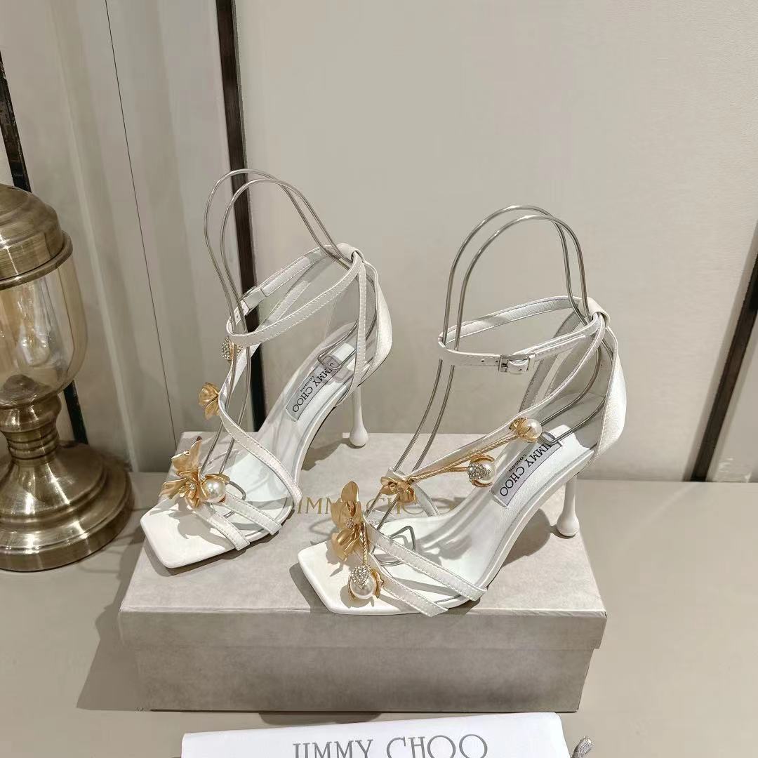 Jimmy Choo Heel White