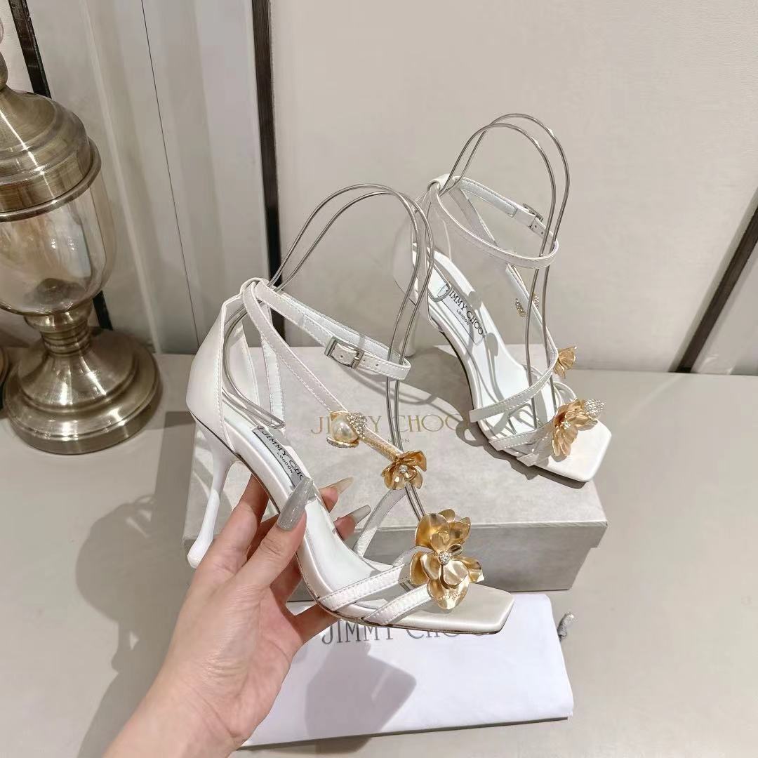 Jimmy Choo Heel White