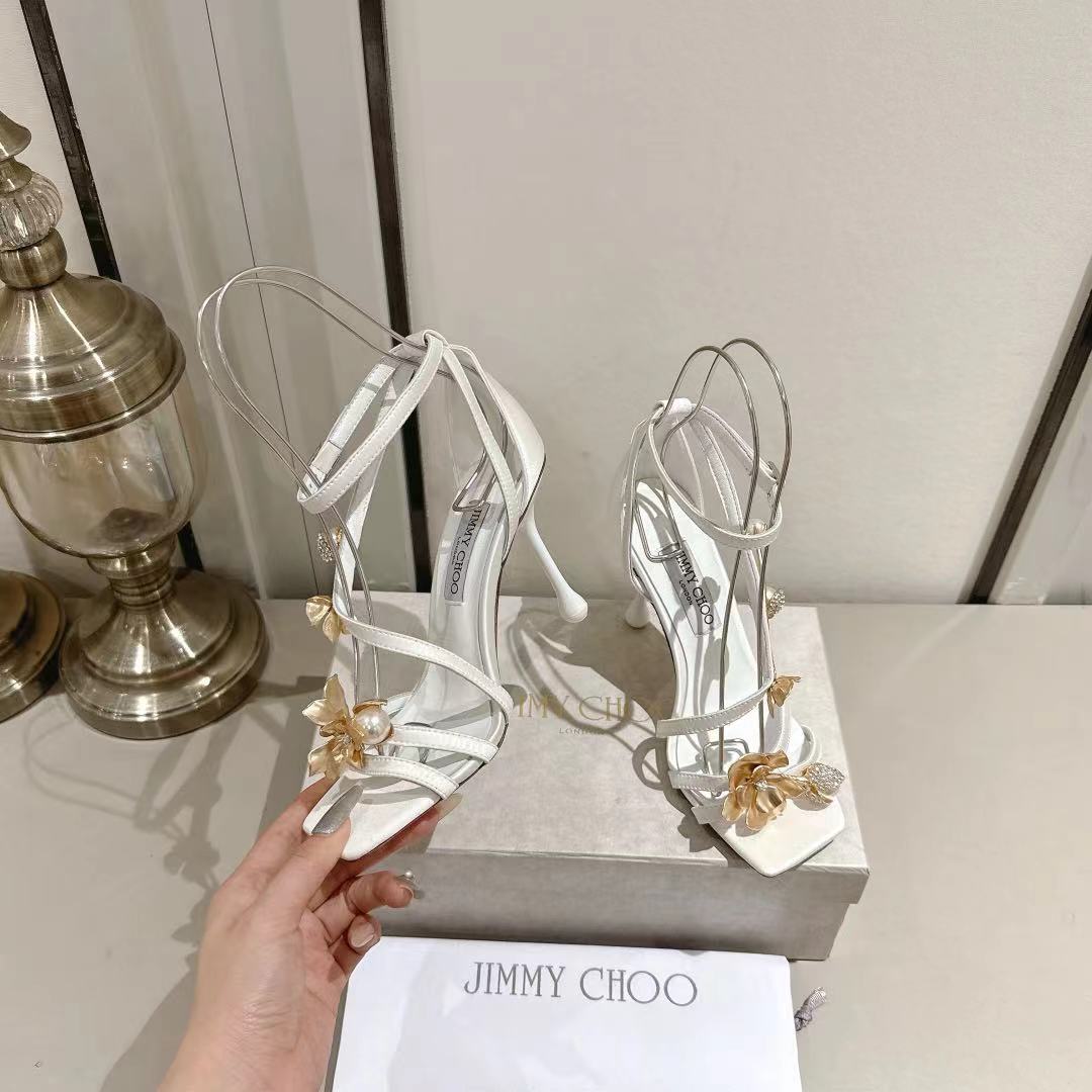 Jimmy Choo Heel White