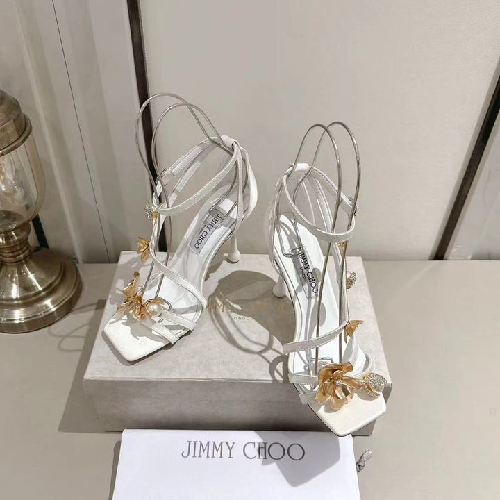 Jimmy Choo Heel White