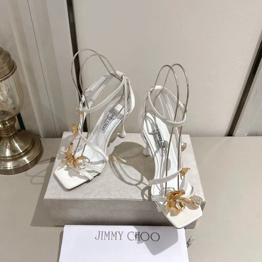 Jimmy Choo Heel White