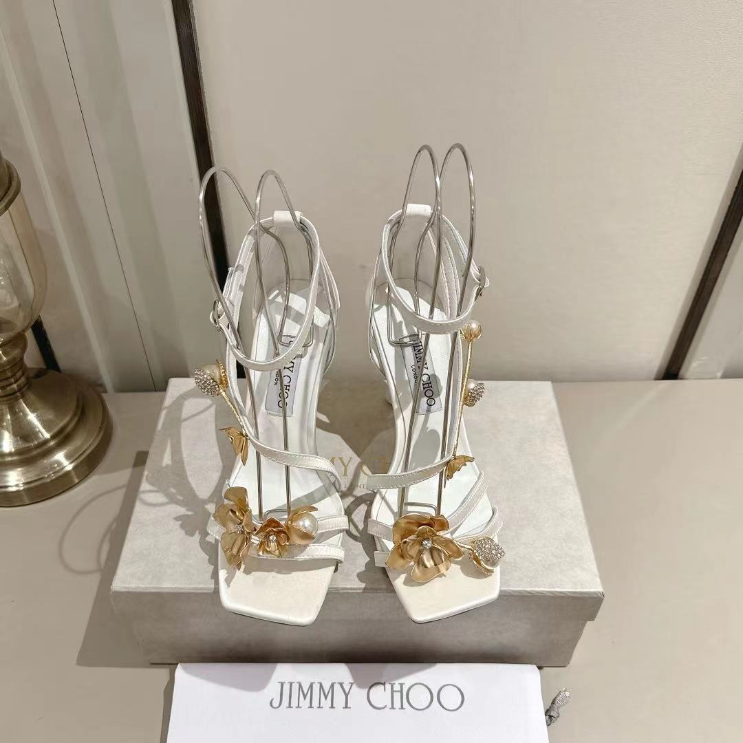 Jimmy Choo Heel White