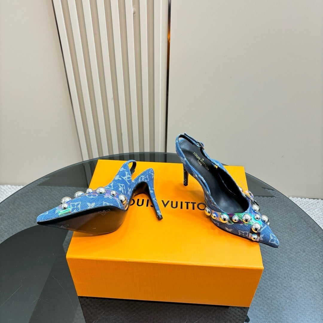 Louis Vuittoun Heels Blue