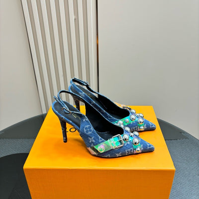 Louis Vuittoun Heels Blue
