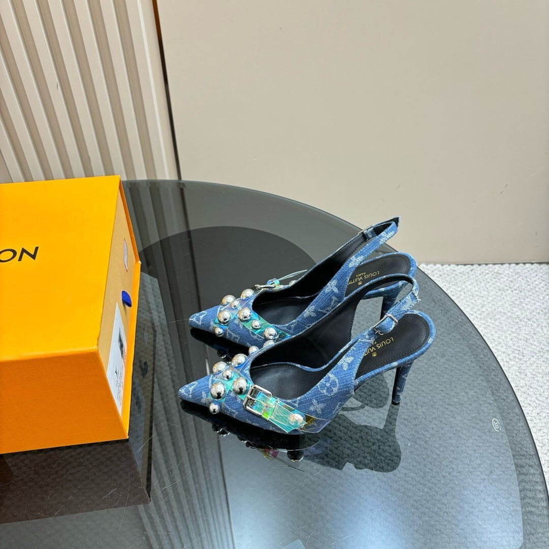Louis Vuittoun Heels Blue