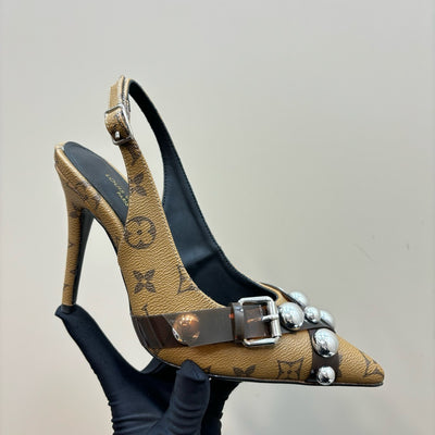 Louis Vuitton Heels Brown