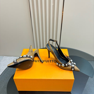 Louis Vuitton Heels Brown