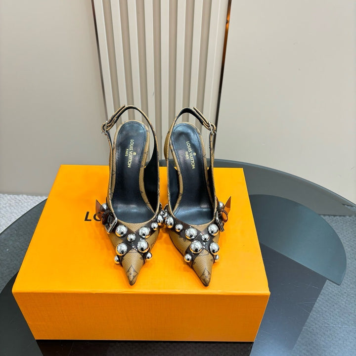 Louis Vuitton Heels Brown