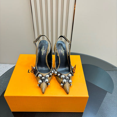 Louis Vuitton Heels Brown